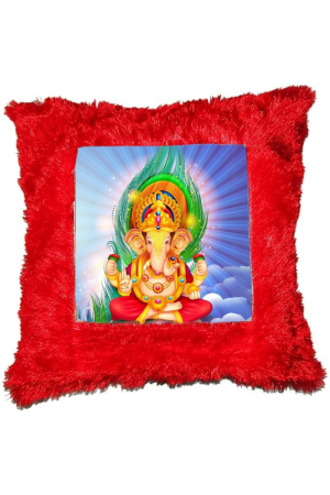 Premium Customized Printed Ganesh Ji Cushion